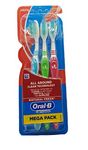 Oral-B Complete All Around Clean Technology Toothbrushes Mega Pack (Medium - 3 Pcs, Assorted Colour)