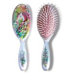 Vitalogy - Hair Brush for Girls UNICORN Design - Detangler Paddle Hair Brush For All Hair Types (Wet, Dry, Curly & Damaged Hair) - Perfect for Kids and Toddlers (Style 1)