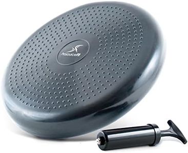 ProsourceFit Core Balance Disc Trainer, 14” Diameter with Pump for Improving Posture, Fitness, Stability