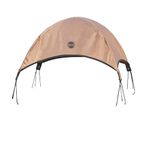 K&H Pet Products Pet Cot Shade Canopy for Elevated Outside Dog Beds, Dog Sun Umbrella Canopy for Dog Cots (Cots Sold Separately), Tan, Small 22 X 17 Inches