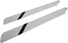 Tiuimk 325mm Fiberglass Rotor Blade for 450 Series RC Helicopter - Silver/Black