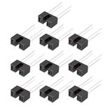 uxcell 10 Pcs 7/64 inches Slot PCB Photo Interrupter Slotted Optical Sensor Switch HY306