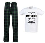 60 Second Makeover Limited Mens This Is What An Awesome Uncle Looks Like Tartan Pyjama Set Fathers Day Birthday Green