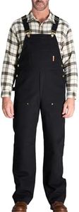 CHRONOLINE Men's Sturdy Canvas Bib Overalls Multi Pockets Utility Workwear | water-repellent canvas mens overalls with adjustable shoulder straps and tool pockets for everyday work and layering