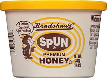 Bradshaw’s Spun USA Clover Honey, 12 Ounce Bradshaw’s Premium Clover Honey From USA Beekeepers