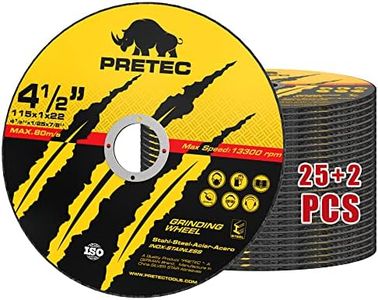 Cut Off Wheels 4-1/2",25+2 Pack Metal Cutting Wheel,Thin 4.5” Metal & Stainless Steel Fast Cutting Discs for Angle Grinder - 7/8" Arbor Hole