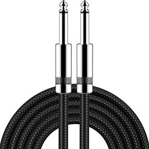 New bee Instrument Cable Electric Instrument Cable Bass AMP Cable 1/4 for Electric Guitar, Bass Guitar, Keyboard, Electric Mandolin, Pro Audio (3 m/10 ft, Standard Jack)