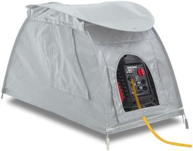 Softclub Small Inverter Generator Cover While Running, Portable Waterproof Generator Shed Cover，Outdoor Generator Tent Cover for Rain, Fit Most 1000-5500 Watt Inverter Generators, Grey