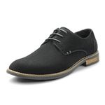 Bruno Marc Men's URBAN-08 Black Suede Leather Lace Up Oxfords Shoes Size 11 US/ 10 UK