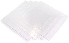 System 96 8inch Clear Glass Squares - 4 Pack by BiNARi Glass Studio