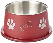 Trixie Plastic Coated Stainless Steel Long-Ear Bowl, 15 cm Diameter, 0.9 Litre (Assorted Colors)