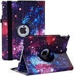 New Rotating Case for iPad 10.2" 9th / 8th / 7th Generation - 360 Degree Rotating Stand Protective Cover with Auto Sleep Wake for iPad 10.2 inch 2021/2020 / 2019 (Color Galaxy)