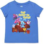 Blue's Clues & You Toddler Girls Short Sleeve T-Shirt Tee (4T, Blue)