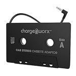 Chargeworx Car Cassette Adapter to 