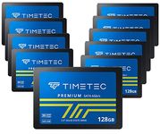 Timetec 128GBx10 (10 Pack) SSD 3D NAND TLC SATA III 6Gb/s 2.5 Inch 7mm(0.28") 100TBW Read Speed Up to 520 MB/s SLC Cache Performance Boost Internal Solid State Drive for PC Computer Desktop and Laptop