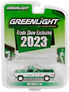 Greenlight 30428 1990 Dodge D-350-2023 Greenlight Trade Show Exclusive (Hobby Exclusive) 1:64 Scale Diecast