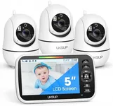 Baby Monitor with 3 Cameras and Aud