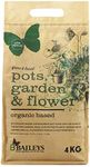 Professional 4kg Pots Garden Flower, Organic Based, 2 in 1 Complete Fertiliser and Soil Improver, Covers 160sqm