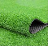 Yellow Weaves High Density Artificial Grass Carpet Mat for Balcony, Lawn, Door (3.3 X 4 Feet)