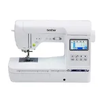 Brother Computerized Sewing and Embroidery Machine, SE1900, Combination Sewing and Embroidery Machine with 5” x 7” Embroidery Field, Large Color Touch LCD Screen, 138 Built-In Designs, 8 Sewing Feet