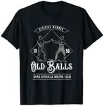 Old Balls Bare Knuckle Boxing Club for Men's 70th Birthday T-Shirt