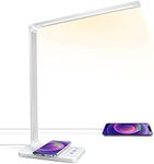 JOSTIC LED Desk Lamp with Wireless 