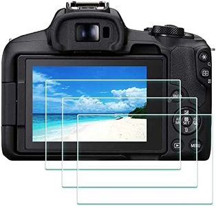 ULBTER films de protection d'écran pour Canon EOS R50 EOSR50 en verre trempé 9H Protection bord à bord, anti-rayures- Lot de 3