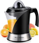 Pohl+Schmitt Deco-Line Electric Citrus Juicer Machine Extractor - Large Capacity 34oz (1L) Easy-Clean, Featuring Pulp Control Technology