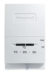 Honeywell 24V Mercury Free Thermostat Heat only. Color Premier White