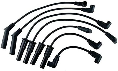 ENA Spark Plug Wire Set Compatible with Jeep Cherokee TJ Wrangler Comanche 1991 1992 1993 1994 1995 1996 1997 1998 1999 4.0L L6 Replacement for 16-806G 12487192