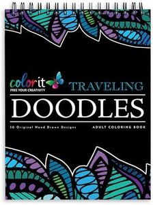 ColorIt Traveling Doodles Illustrated By Virginia Falkinburg