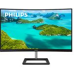 Philips 272E1CA 27 inch Curved Frameless Monitor, Full HD 1080P, 100% sRGB, Adaptive-Sync, Speakers, VESA, 4Yr Advance Replacement Warranty