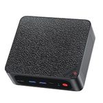 Beelink SER5 MAX Mini PC, AMD Ryzen 7 5800H(7nm, 8C/16T) up to 4.4GHz, Mini Computer 16GB DDR4 RAM 500GB NVME SSD, Micro PC 4K@60Hz Triple Display, Mini Gaming Computer Wif6 BT5.2 54W HTPC