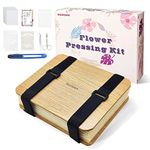 Worown Professional Flower Press Kit, Leaf Press, Plant Press, 6 x 8 inch 6 Layers Nature Press Kit Including Instructions