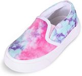 Harvest Land Kids Canvas Sneakers Toddlers Girls Boys Slip-on Walking Casual Lightweight Shoes Blue b7