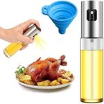 kddigz Oil Sprayer for Cooking,100ml Glass Oil Spray Bottle, Olive Oil Sprayer,Oil Dispenser, Oil Sprayer for Air Fryer, Kitchen, Cooking, Barbecue, Salad, Baking (Spray Pack of 1, 110 ml)