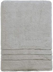 Cariloha 600 GSM Bamboo & Turkish Cotton Bath Sheet - Odor Resistant, Highly Absorbent - Includes 1 Towel - Harbor Grey