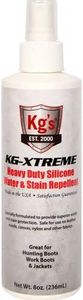 Kg's XTREME Heavy Duty Silicone Water and Stain Repellent Spray – Stain and Water Repellent for Leather, Suede, Canvas, Nylon, and More (8 Oz)