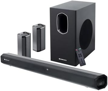 ZEBRONICS Juke BAR 7600 Soundbar, 300 Watts, 5.1 Surround, Dual Rear Satellites, Triple Driver Soundbar, 6.5"" Subwoofer, Bluetooth | HDMI (ARC) | Optical | USB | AUX
