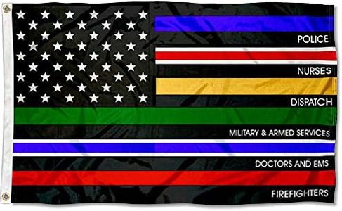 Essential Services Thin Line Flag 3x5 Foot Banner