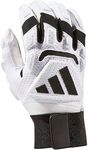 adidas Adizero Chaos Lineman Glove, White, Large