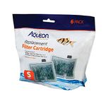 Aqueon 06417 Filter Cartridge, Small, 6-Pack