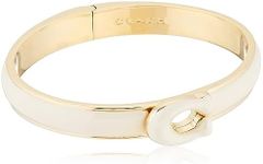 Coach Brass Bangle, 小, Brass, No Gemstone