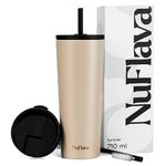 Insulated Tumbler With Straws