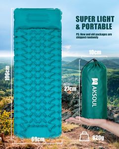Self-Inflating Camping Mat – 10cm Thick Sleeping Pad