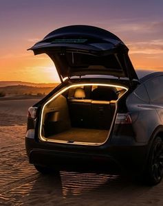 Trunk LED Light Strip for 2020-2026 Tesla Model Y LED Rear Trunk Cargo Light for Tesla Model Y (Including New Model Y Juniper) Interior Lighting Accessories Sensor Auto ON/Off Silicone Waterproof