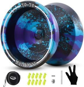 WATIEOBOO W09 Pro Metal yoyo, Advanced Trick YoYo for Kids and Adults, Beginners and Advanced Players, Dual Mode - Responsive and Non-Responsive Yoyo
