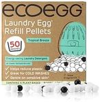 Ecoegg Laundry Egg Refill Pellets Detergent and Fabric Softener Replacement No bio, enzymes, bleaches or phosphates 50 Washes Tropical Breeze