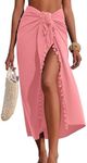 AI'MAGE Sarong Wraps for Women Long Beach Swimsuit Cover Up Swimwear Pareo with Tassels Bikini Skirt Coverup for Bathing Suit