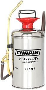 Chapin 1254 2-Gallon Heavy-Duty Stainless Steel Tank Multi-Use Sprayer for Lawn, Home & Garden, Silver